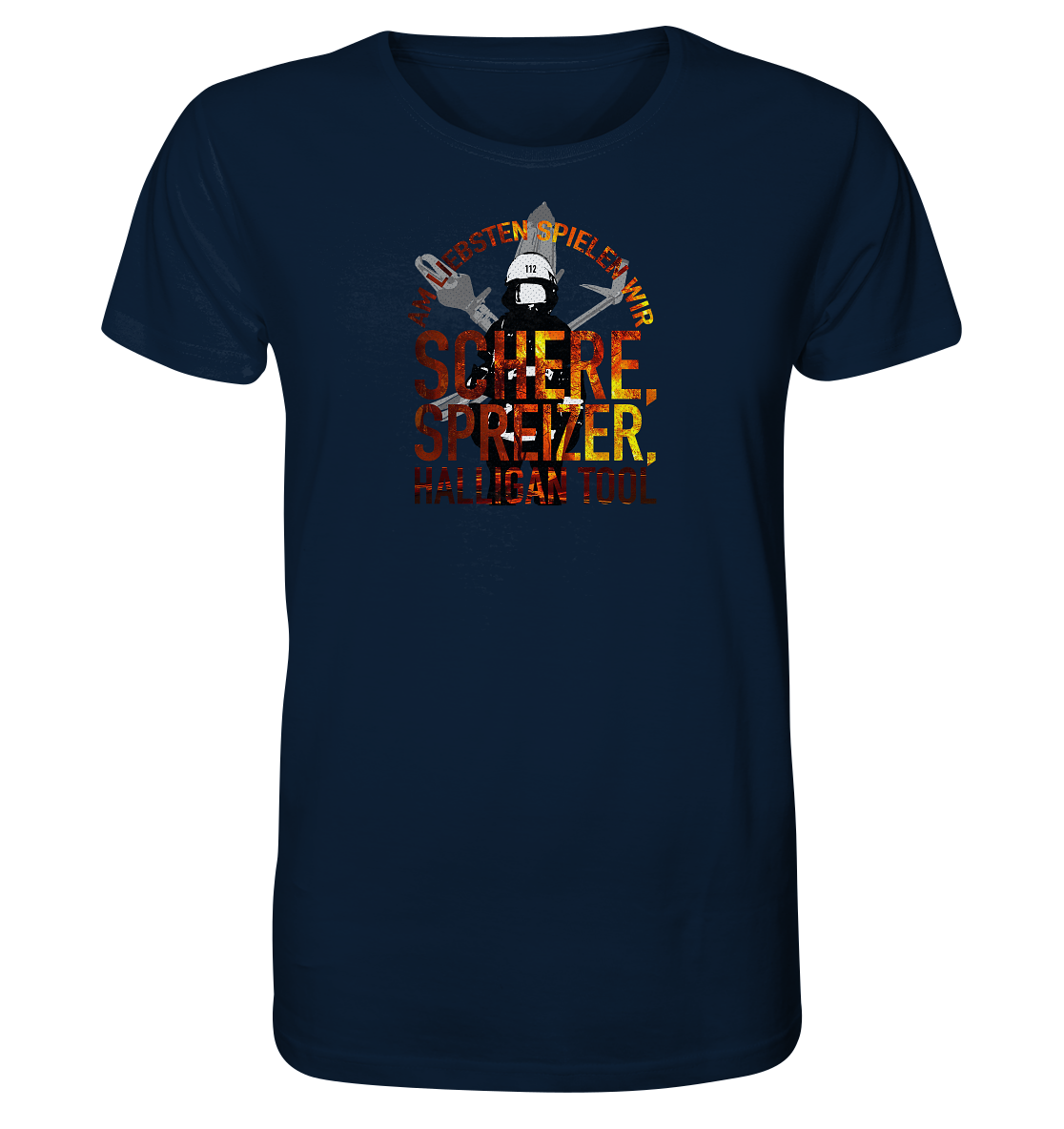 Schere, Spreizer, Halligan Tool - Organic Shirt