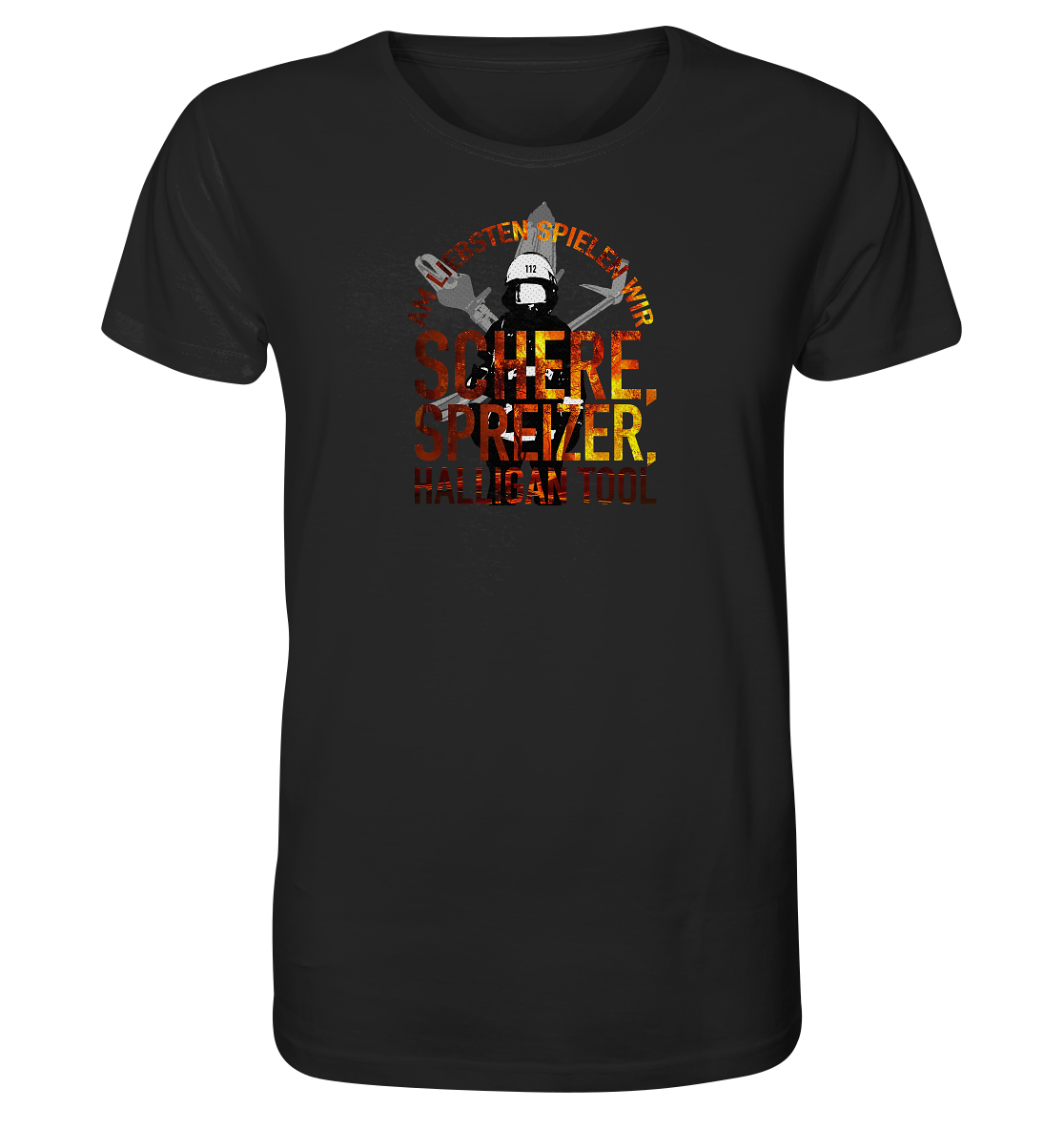 Schere, Spreizer, Halligan Tool - Organic Shirt