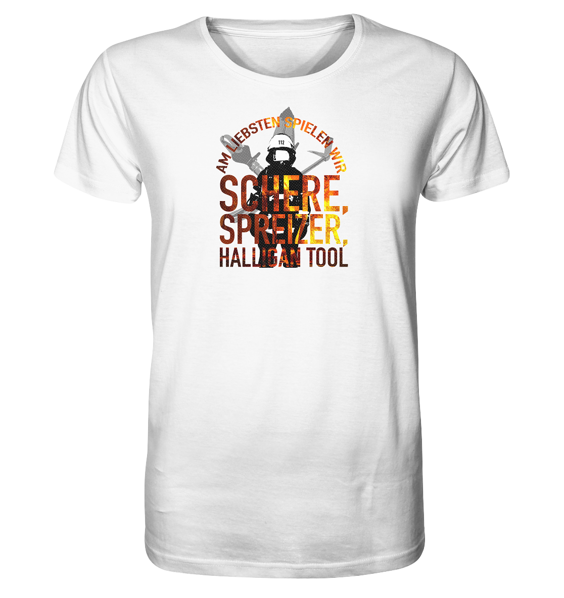 Schere, Spreizer, Halligan Tool - Organic Shirt
