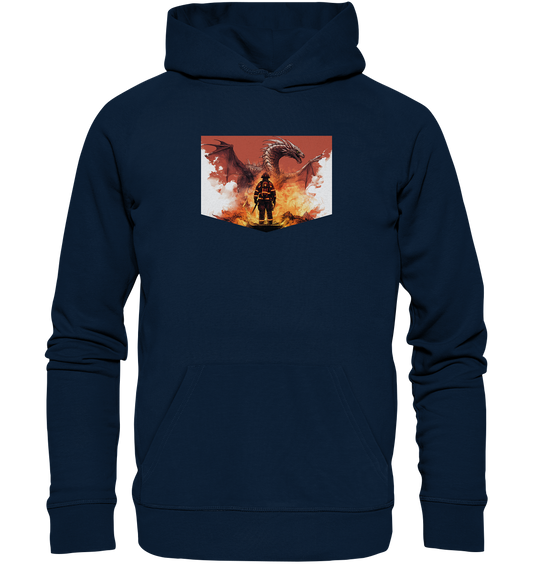 Fire of the dragon  - Organic Basic Hoodie