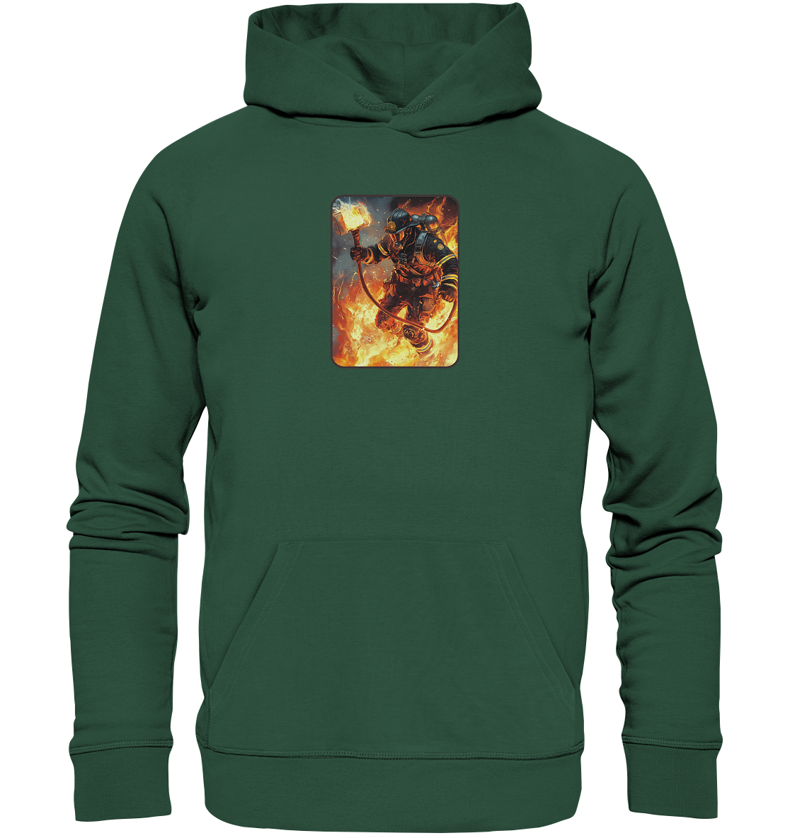 God of fire - Organic Basic Hoodie