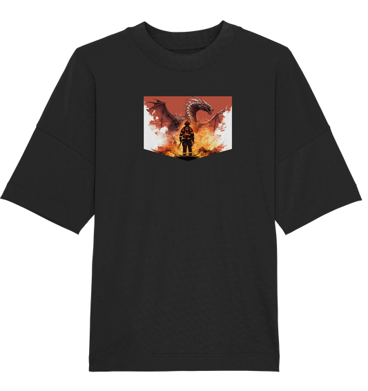 Fire of the dragon  - Organic Oversize Shirt