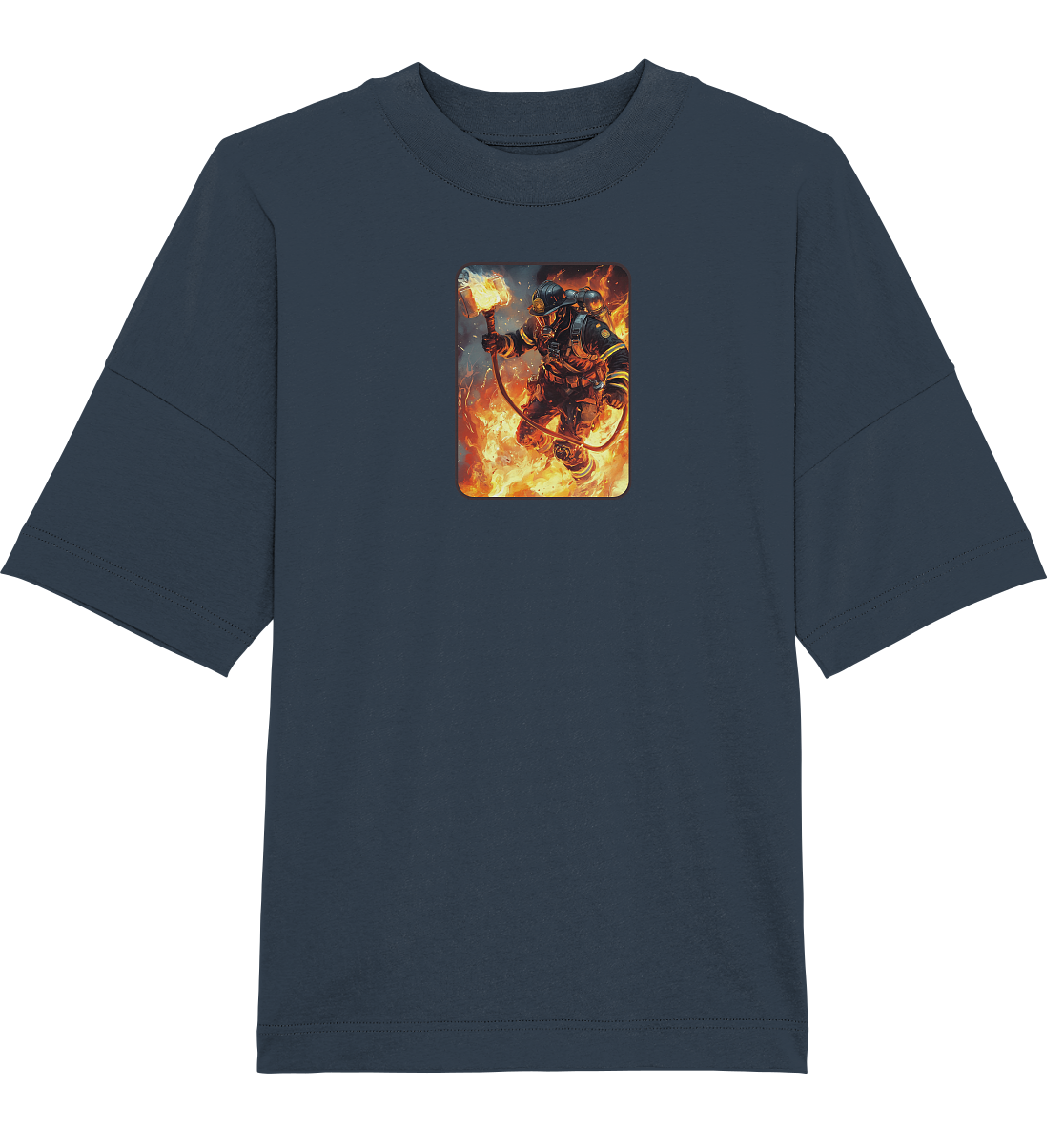 God of fire - Organic Oversize Shirt