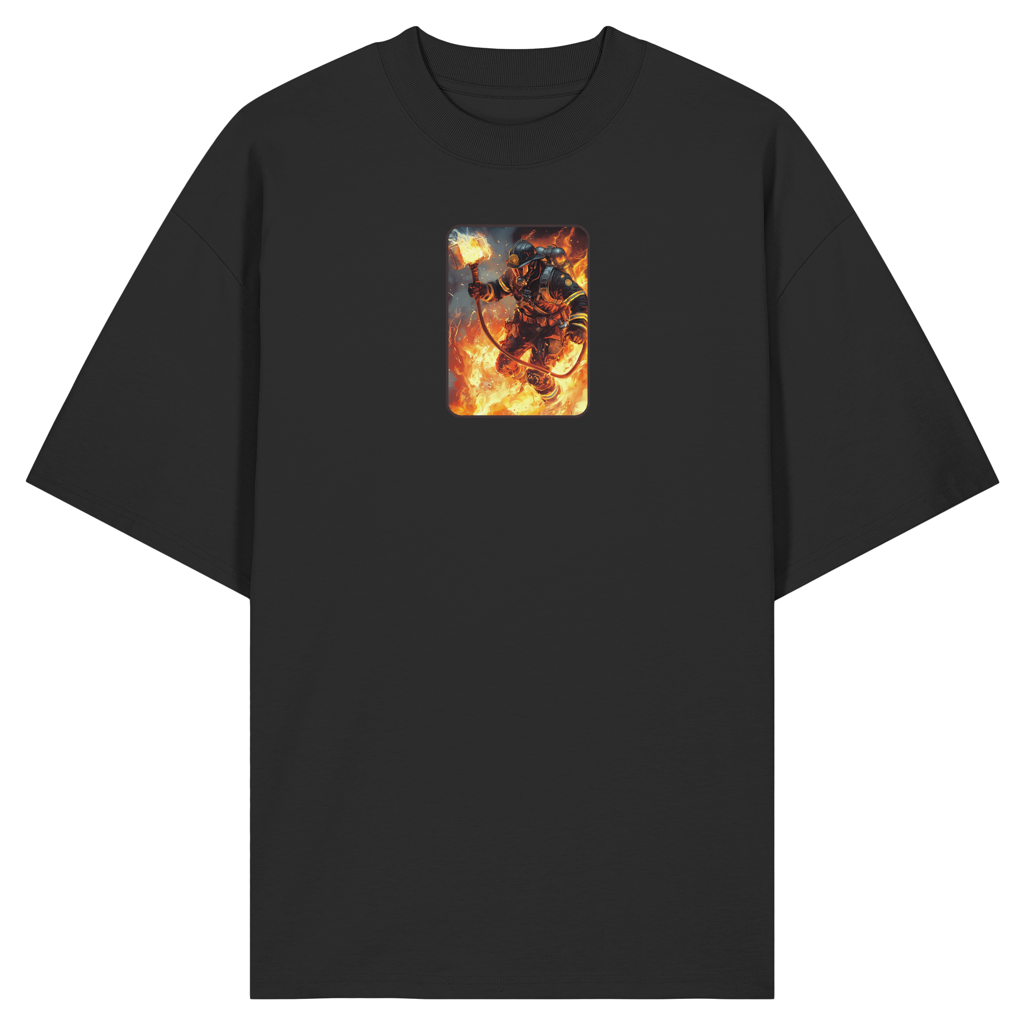 God of fire - Organic Oversize Shirt