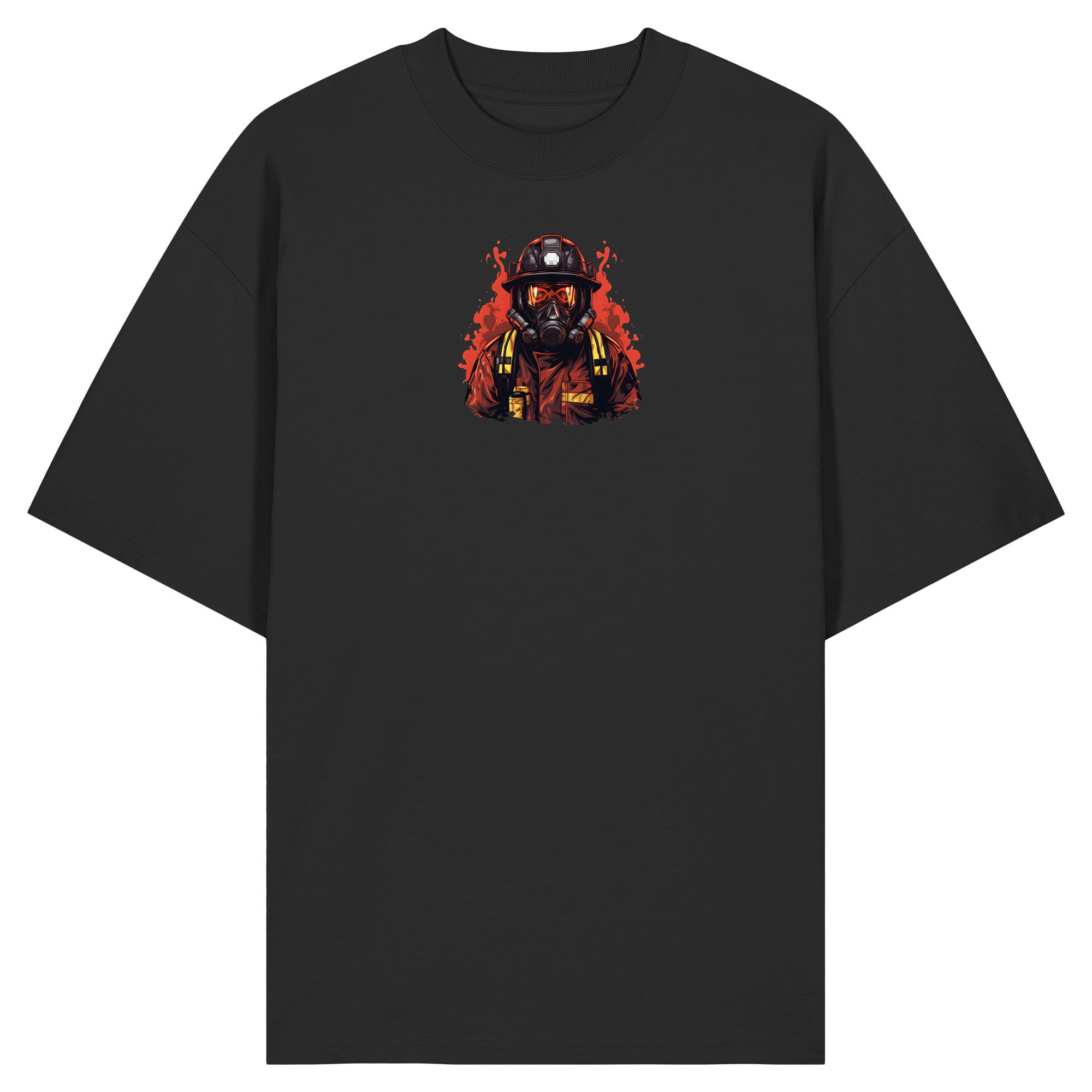 Red Inferno - Organic Oversize Shirt