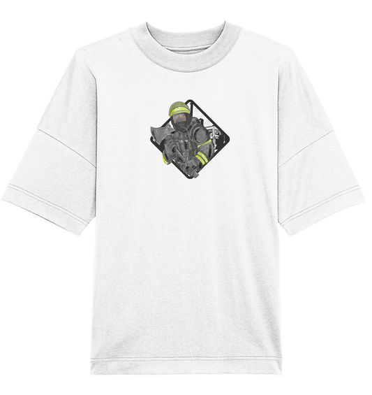 Der wahre Feuerwehrmann - Organic Oversize Shirt