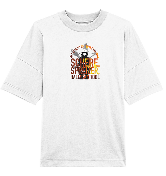 Schere, Spreizer, Halligan Tool - Organic Oversize Shirt