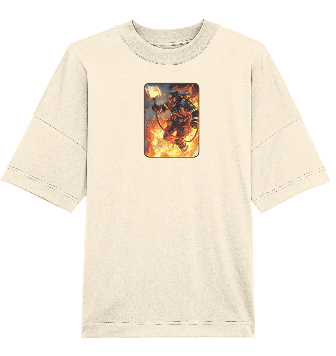 God of fire - Organic Oversize Shirt