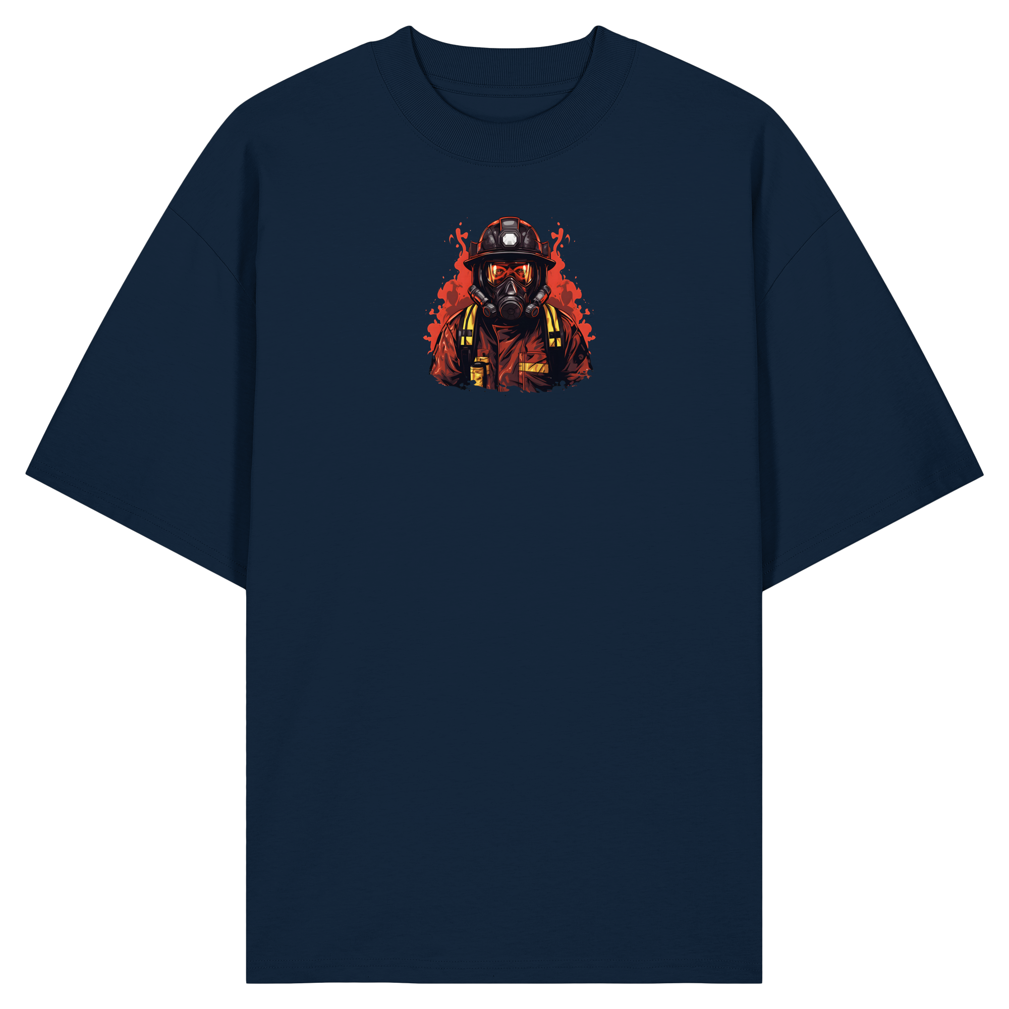 Red Inferno - Organic Oversize Shirt