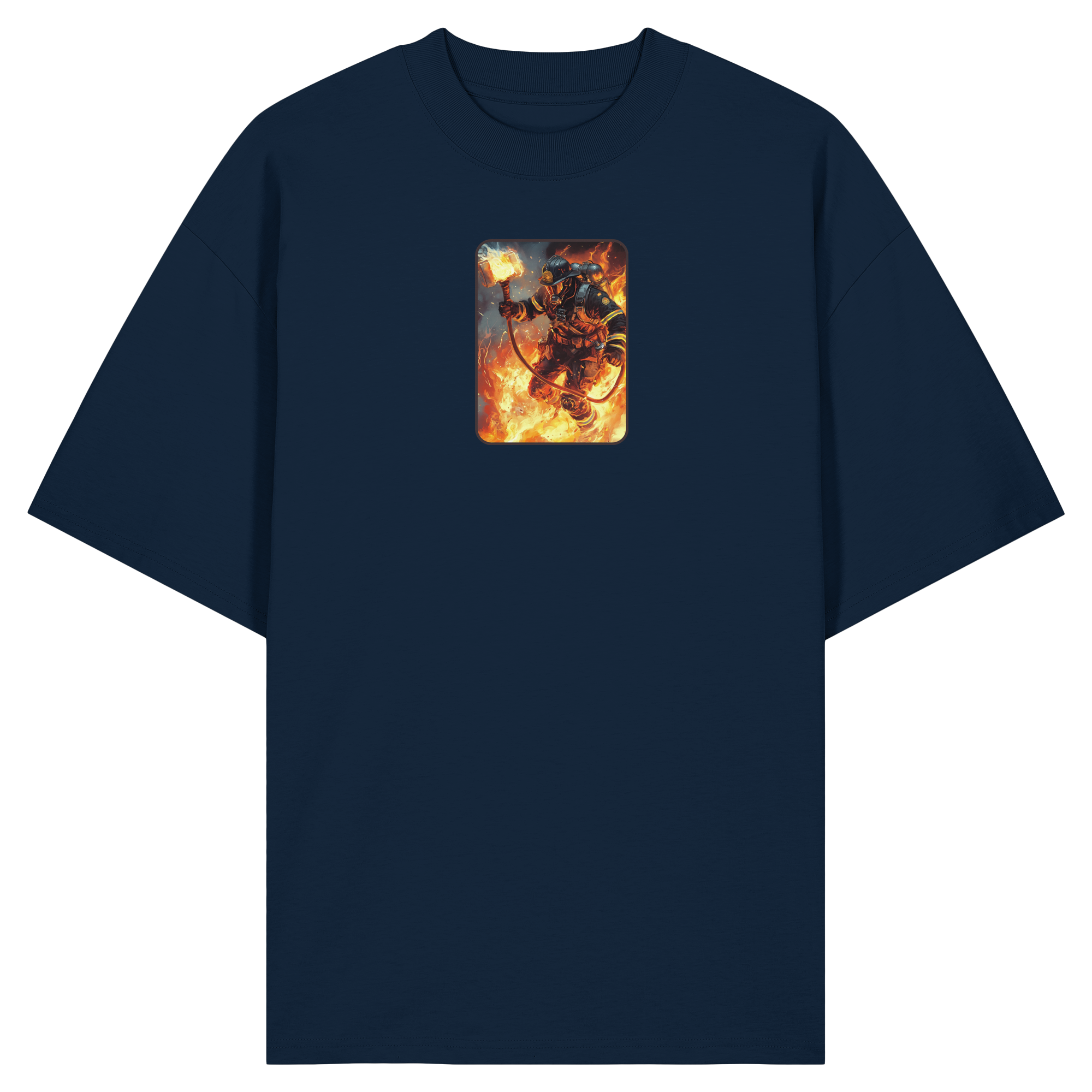 God of fire - Organic Oversize Shirt