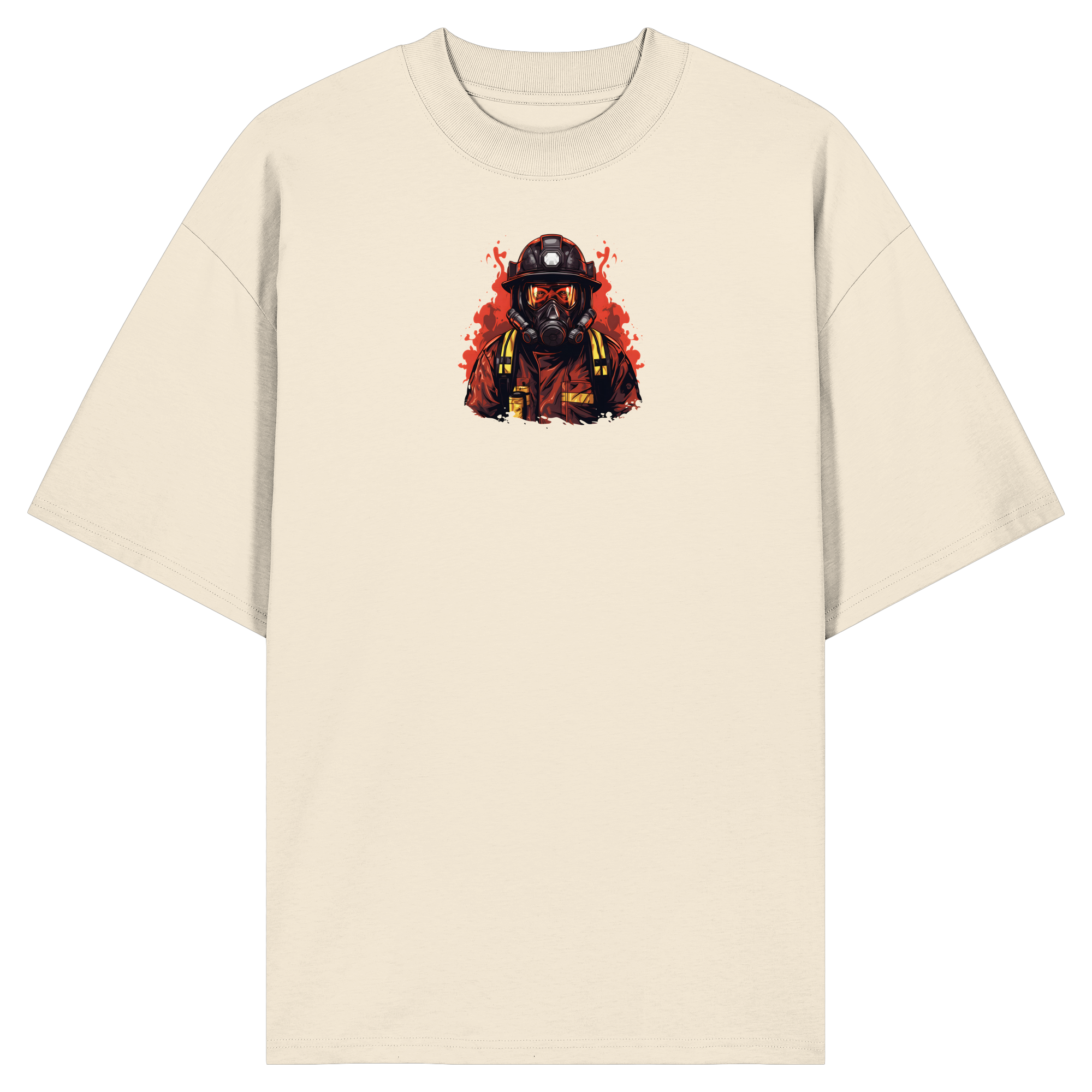 Red Inferno - Organic Oversize Shirt