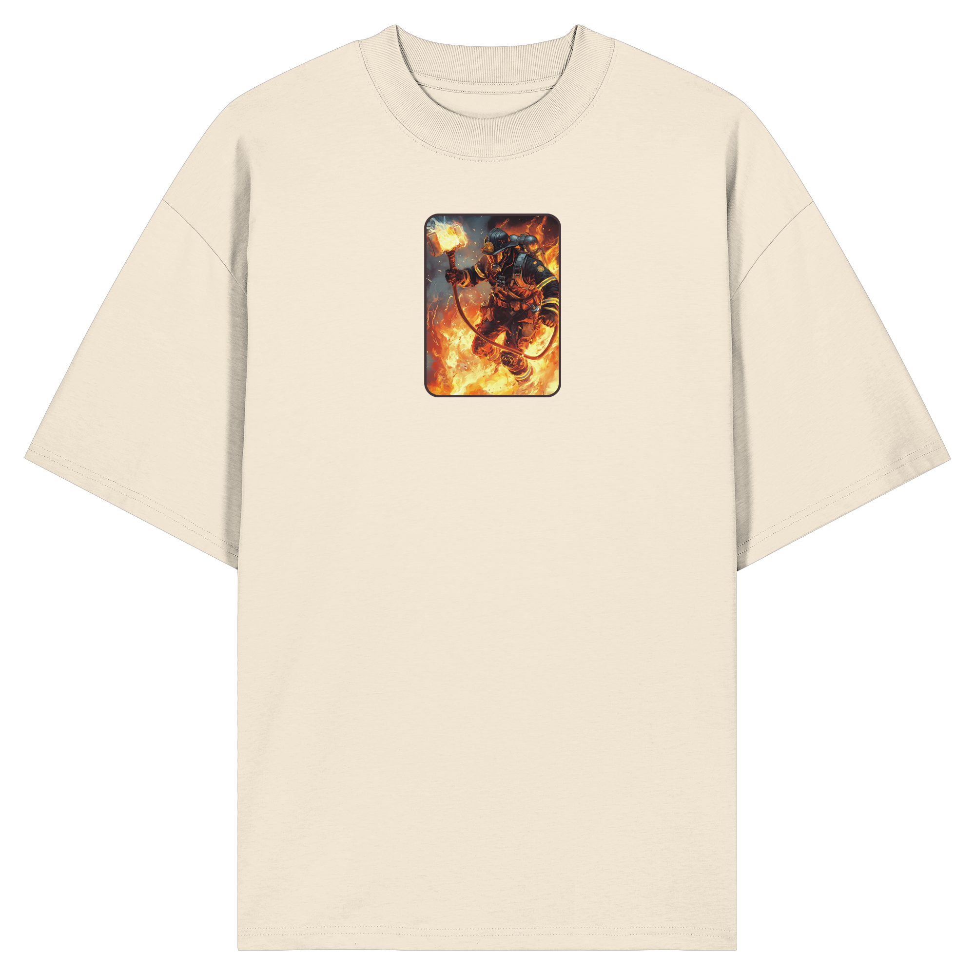 God of fire - Organic Oversize Shirt