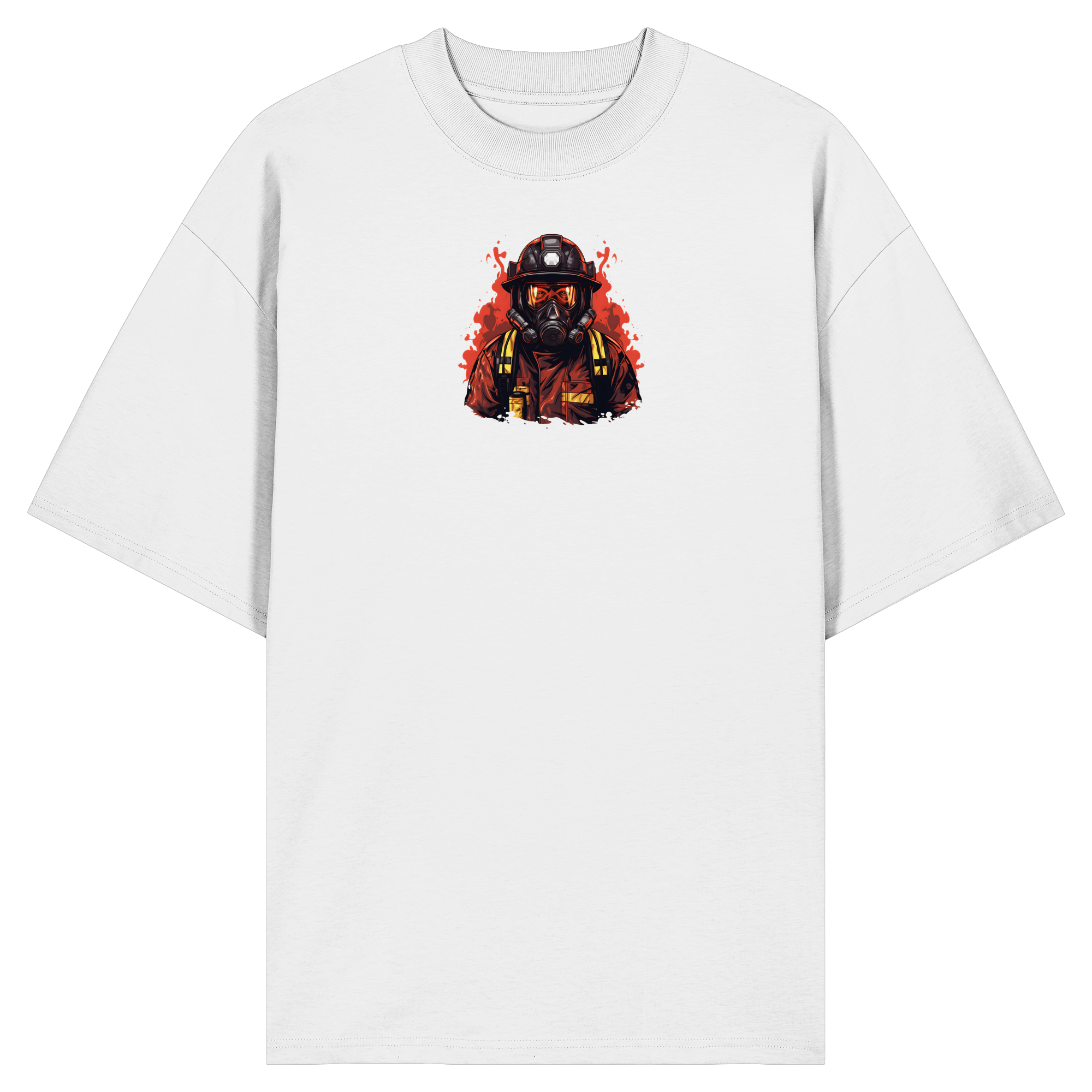 Red Inferno - Organic Oversize Shirt