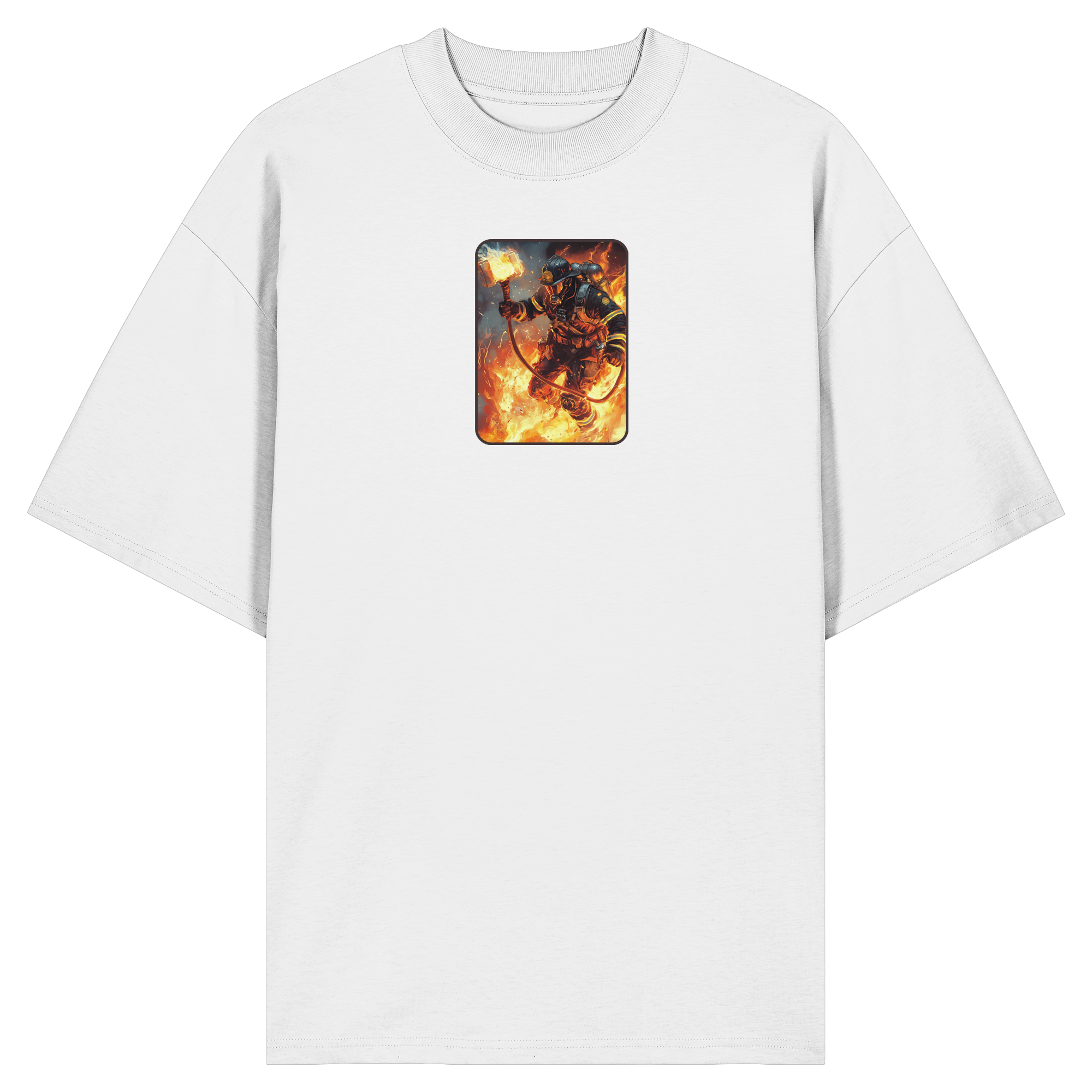 God of fire - Organic Oversize Shirt