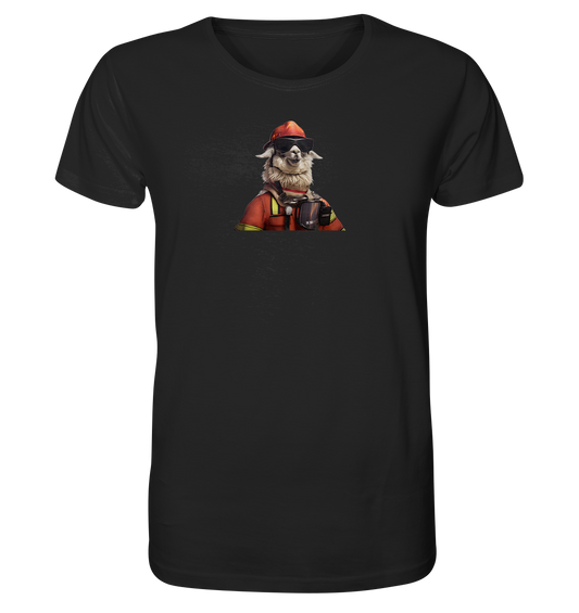 Der Feuerwehr-Alpaka - Organic Shirt