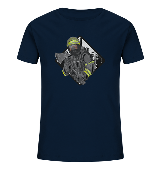 Der wahre Feuerwehrmann - Kids Organic Shirt