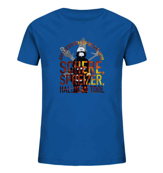 Schere, Spreizer, Halligan Tool - Kids Organic Shirt