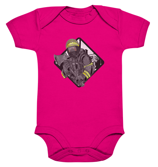 Der wahre Feuerwehrmann - Organic Baby Bodysuite